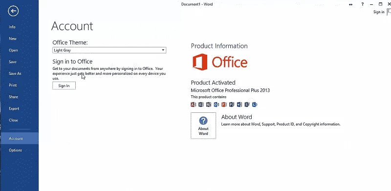 Microsoft Office 2013 — لقطة شاشة 2